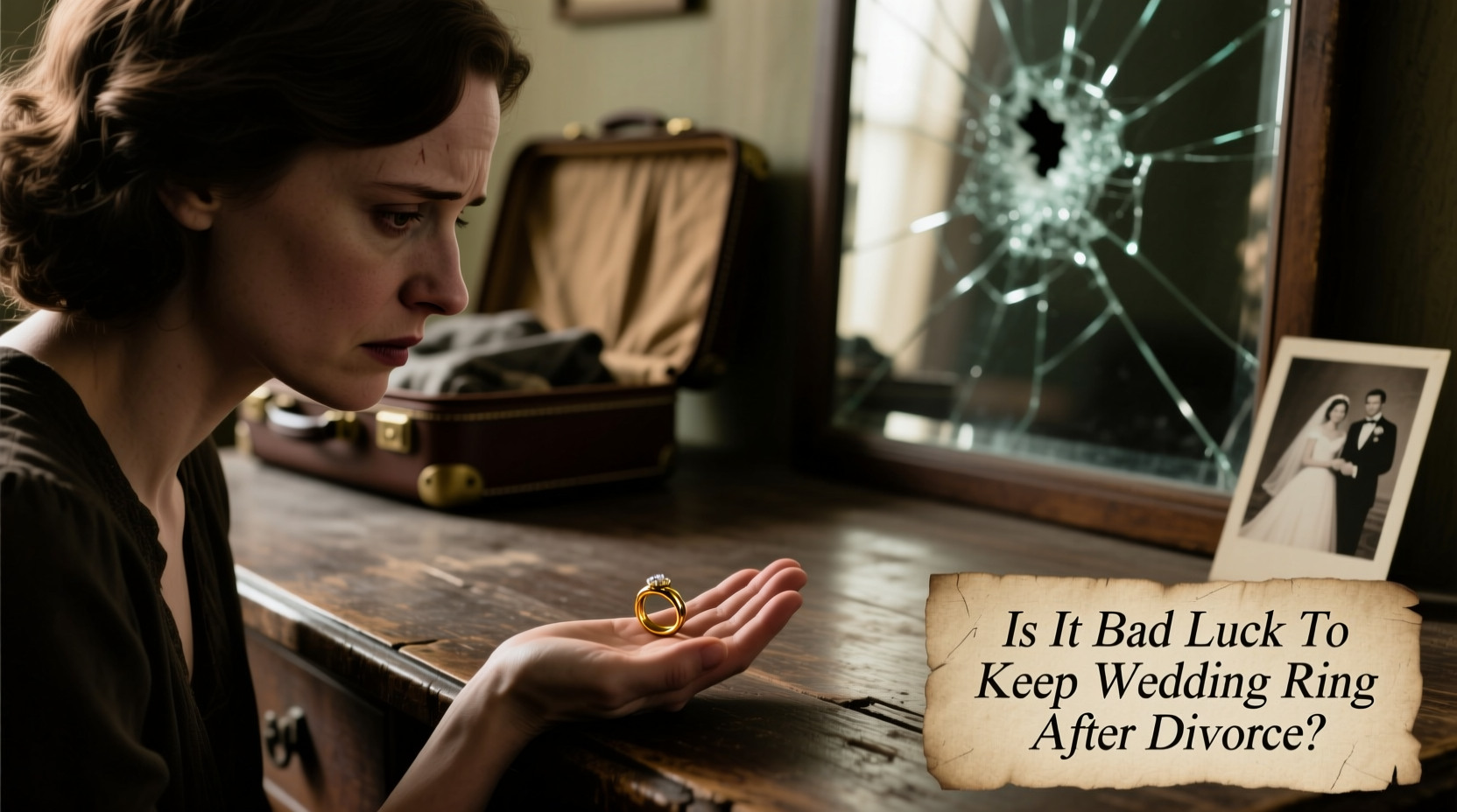 is it bad luck to keep wedding ring after divorce
