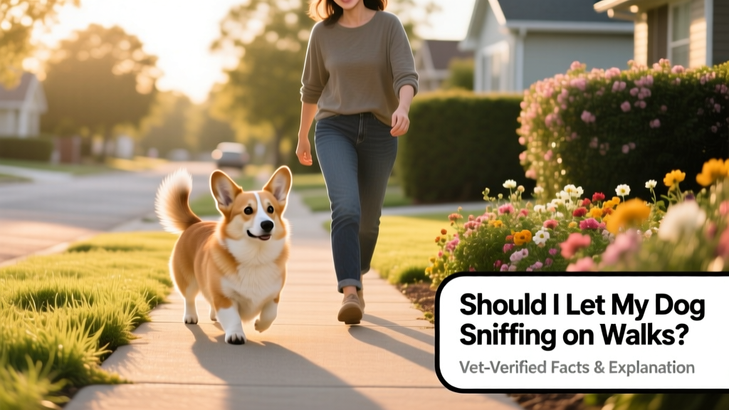 pembroke welsh corgi dog walking with owner