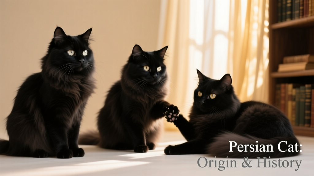 Black Persian Cats: Facts, Pictures, Origin & History