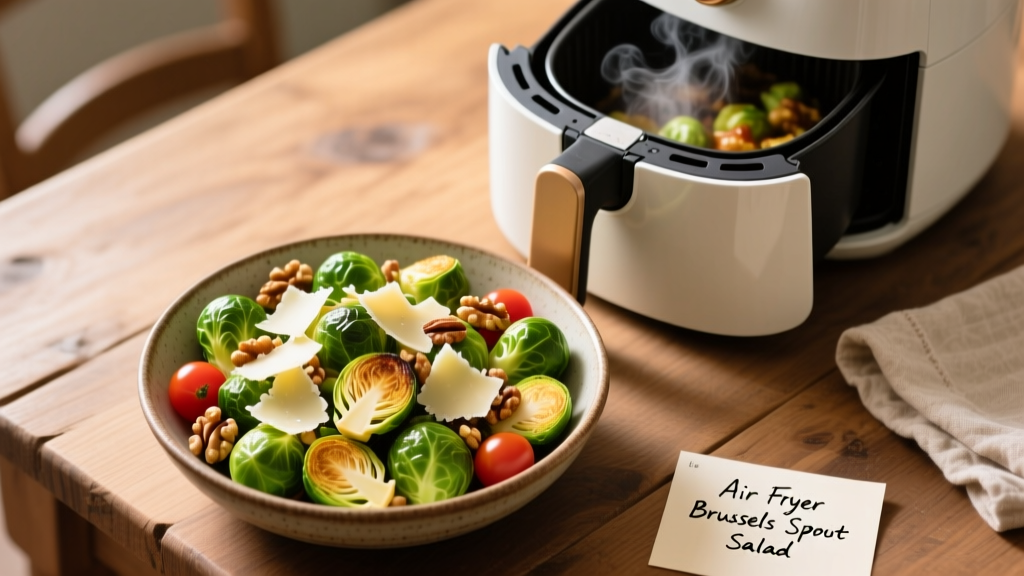 Air Fryer Brussels Sprout Salad Recipe