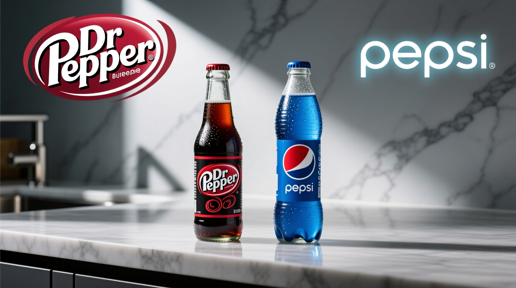 Dr Pepper and Pepsi product comparison