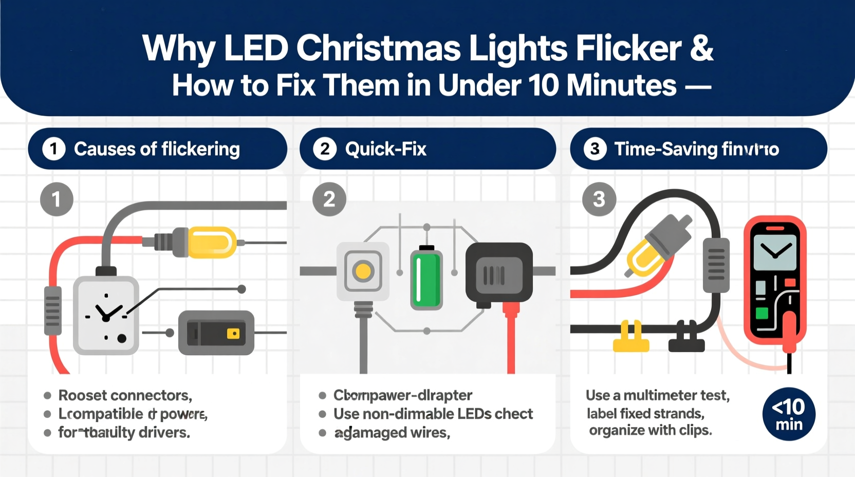Why Do Some Led Christmas Lights Flicker And How To Fix Them In Under 