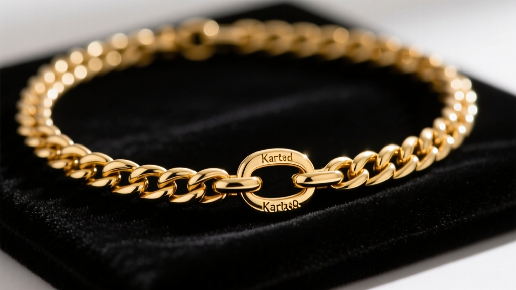 Macro shot of a solid gold kartush necklace on dark velvet, highlighting a thick 3mm wheat chain and a reinforced lobster clasp.