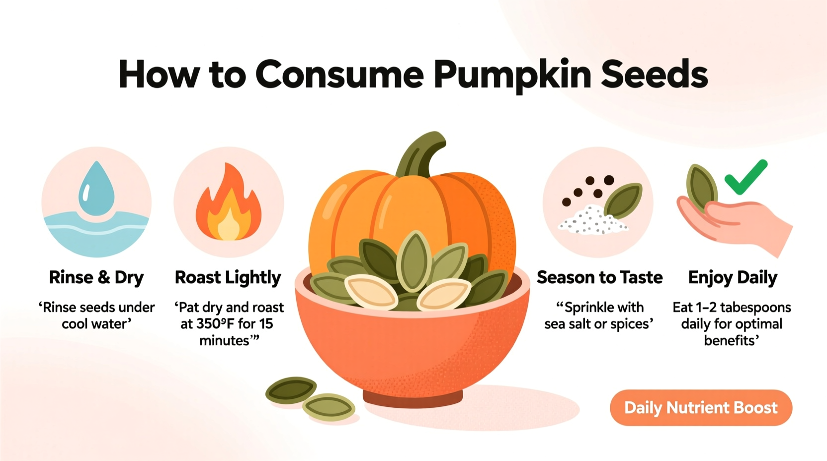 how to consume pumpkin seeds