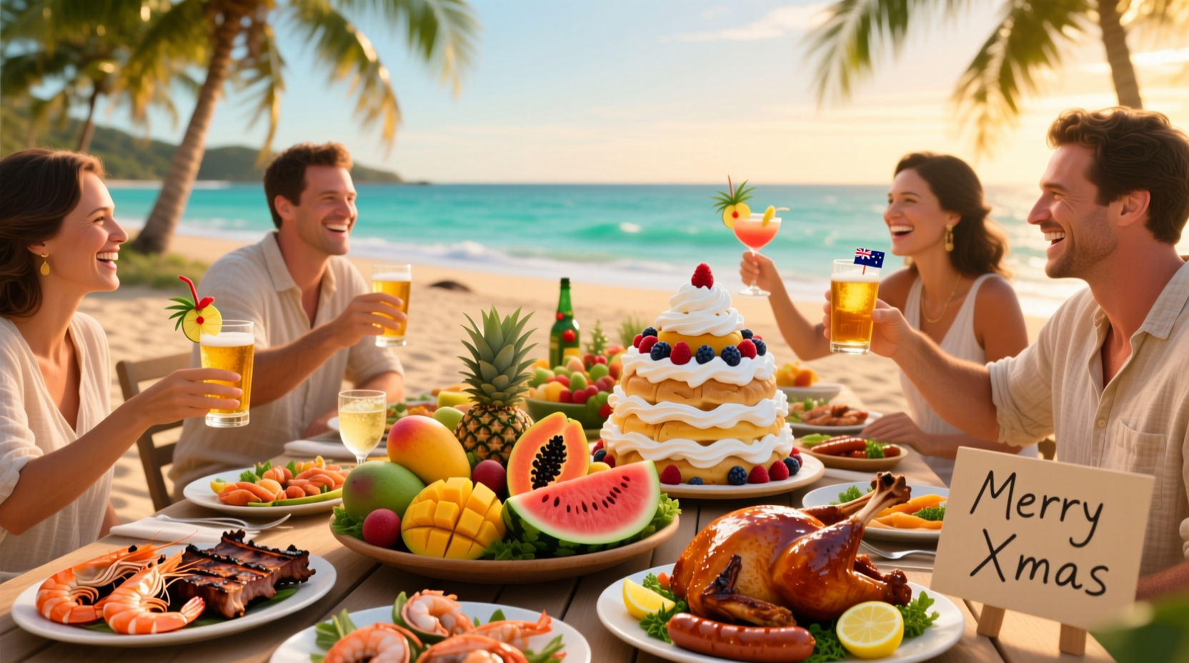 what do australians eat for christmas