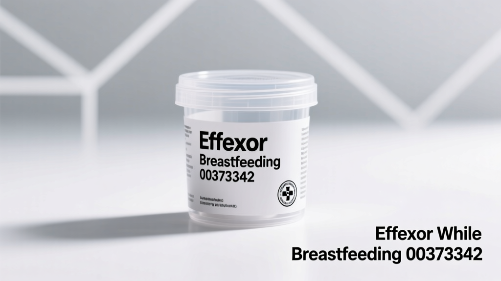 Effexor (Venlafaxine) While Breastfeeding: Evidence-Based Safety Assessment for Parents and Providers