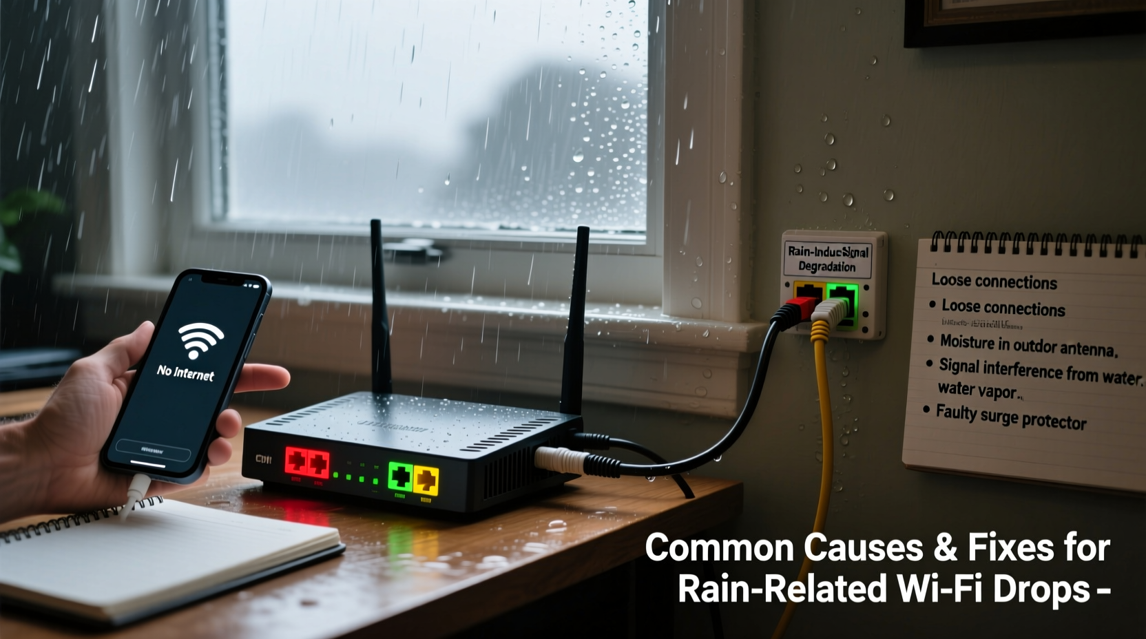 Why Does My Wifi Drop Only When It Rains Common Causes Fixes