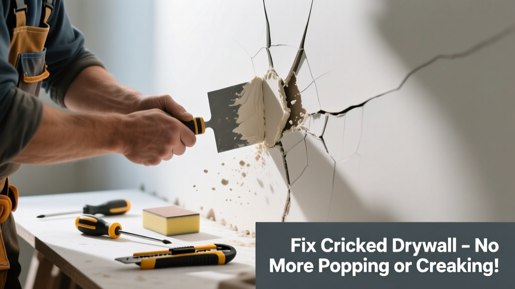 Fix Cracked Drywall Making Popping or Creaking Noises