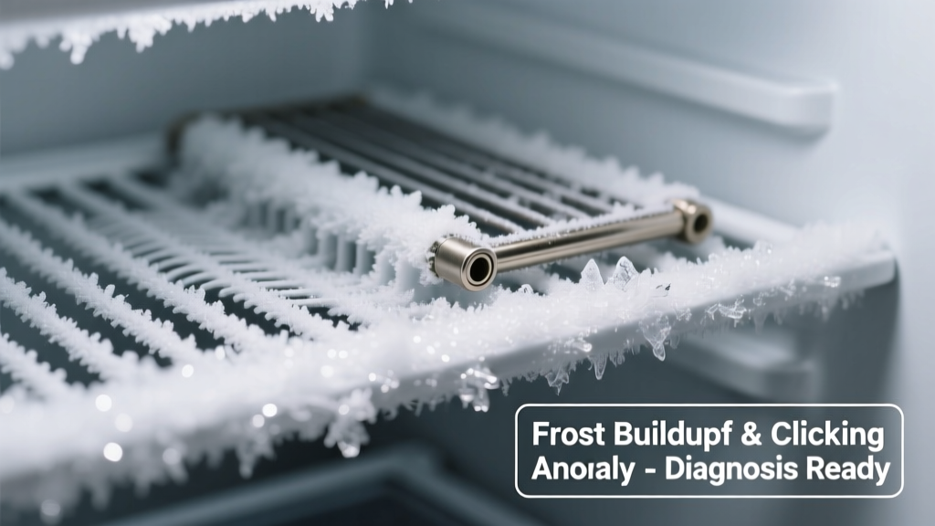 Freezer Frost Buildup Making Clicking Sound: Quick Diagnosis