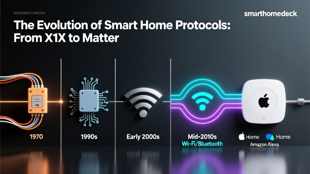 The Evolution of Smart Home Protocols: From X10 to Matter