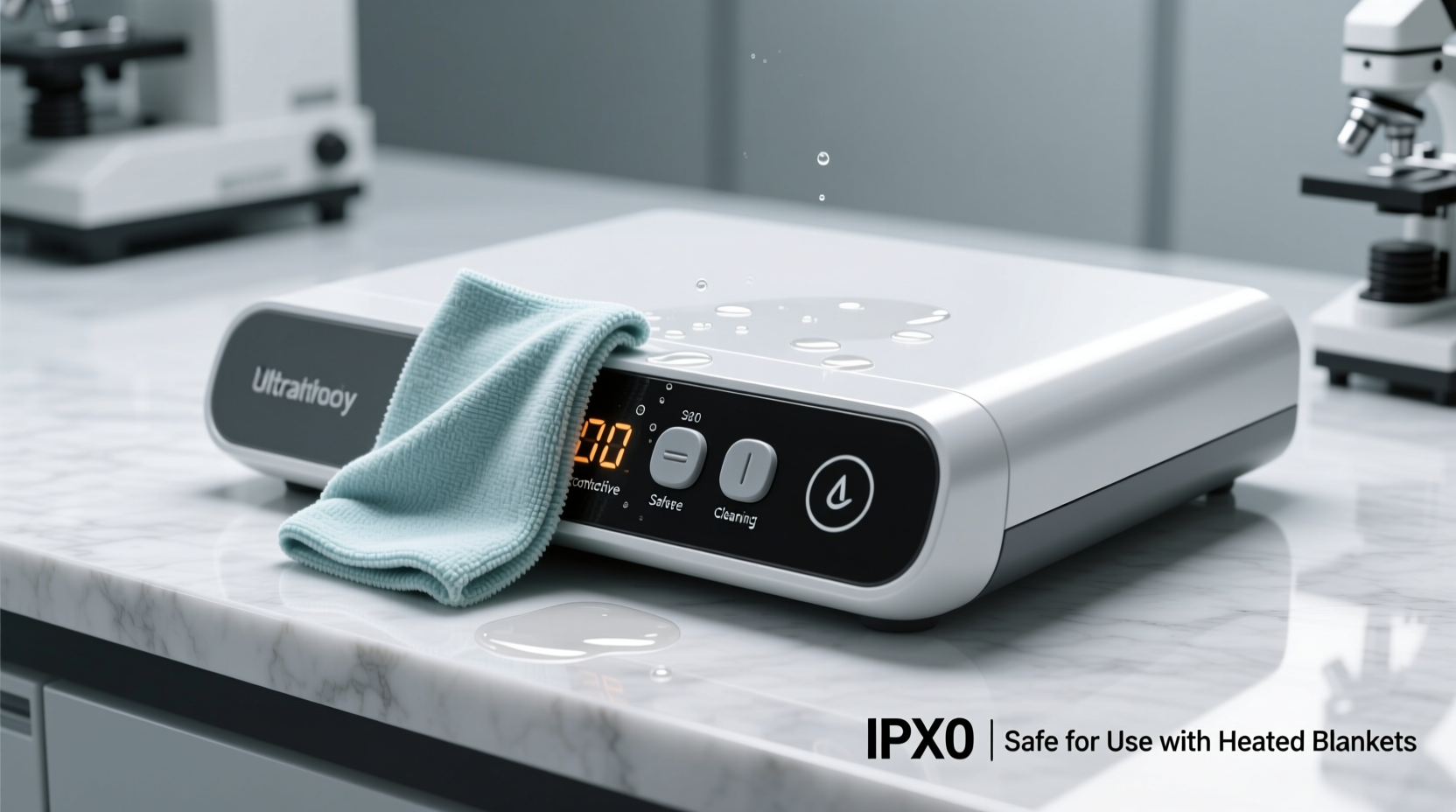 how to clean a heated blanket control unit cord safely