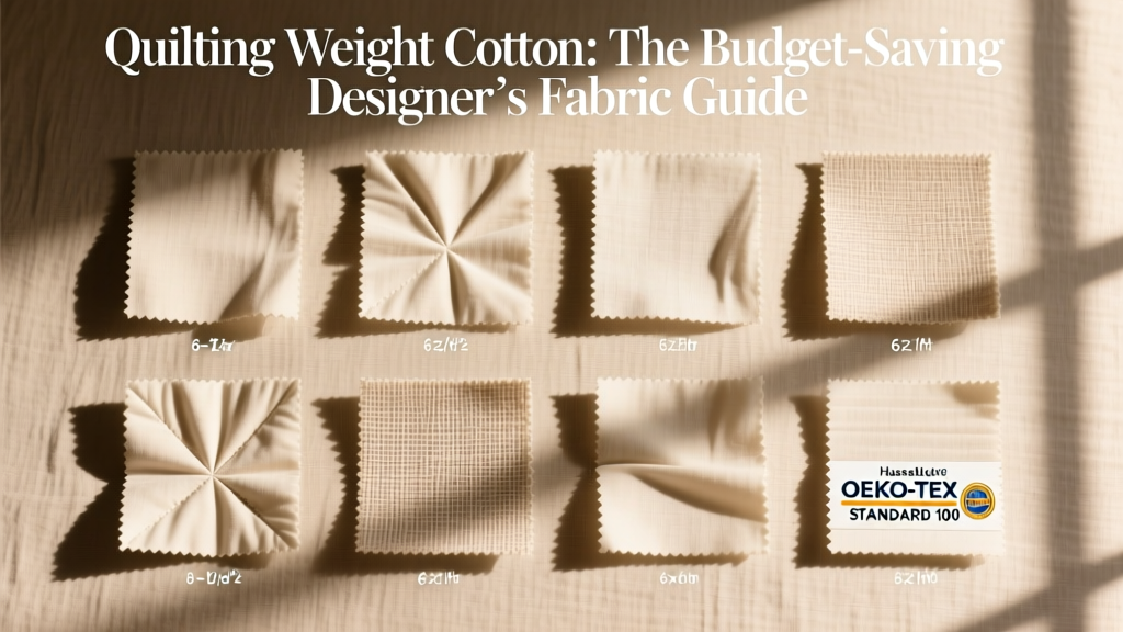 Quilting Weight Cotton: The Budget-Savvy Designer’s Fabric Guide