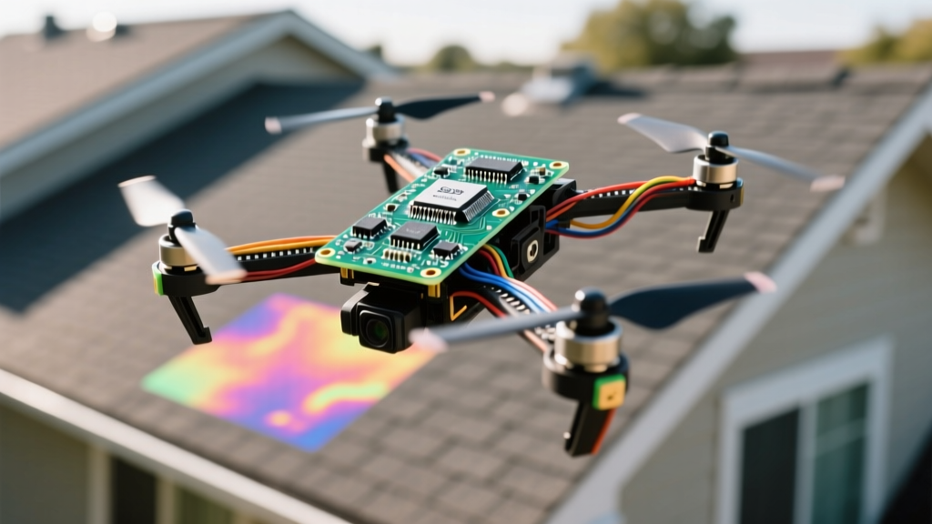 Build an ESP32 Quadcopter for DIY Thermal Roof Inspections