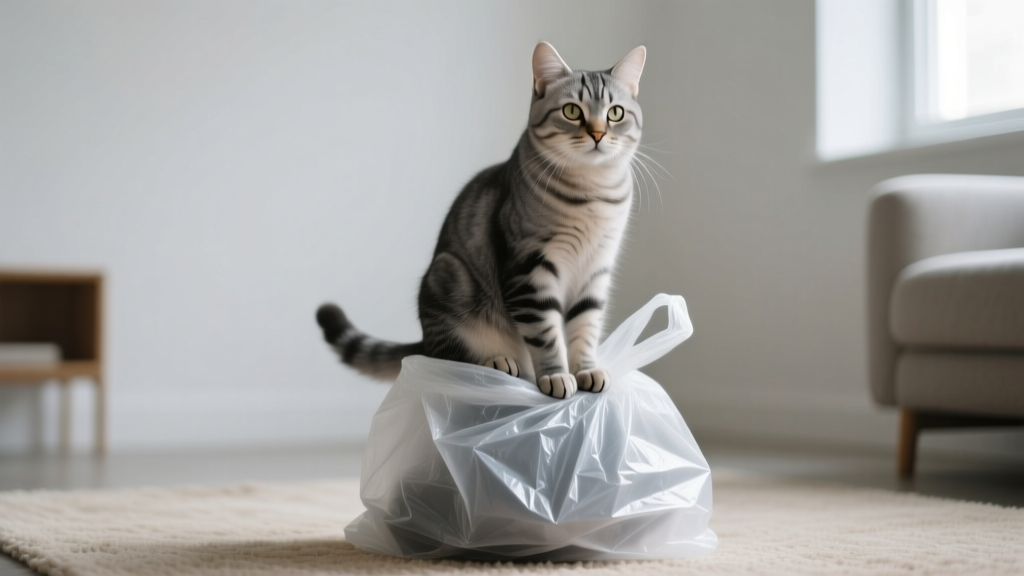 Why Cats Sit on Plastic Bags