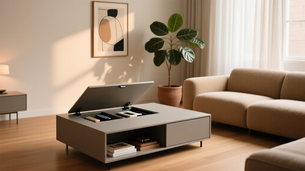 Hidden Storage Coffee Tables For Clutter Free Living Rooms