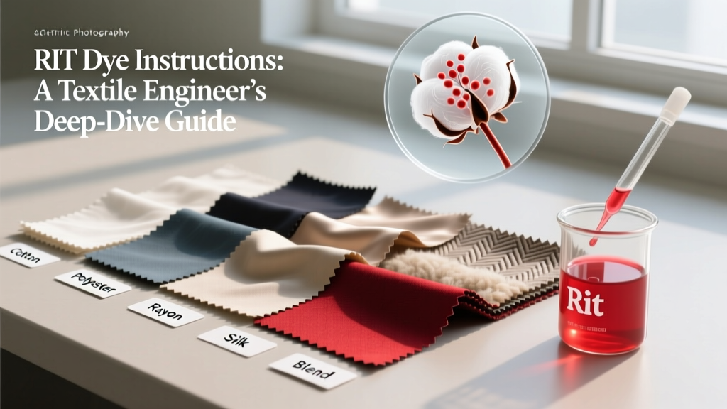 RIT Dye Instructions: A Textile Engineer’s Deep-Dive Guide