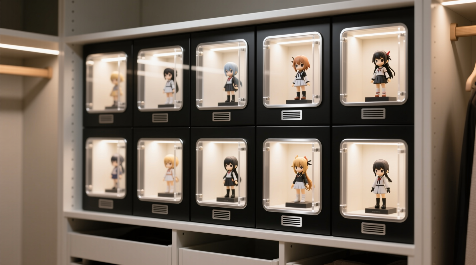 closet organization tips figure display vs niches