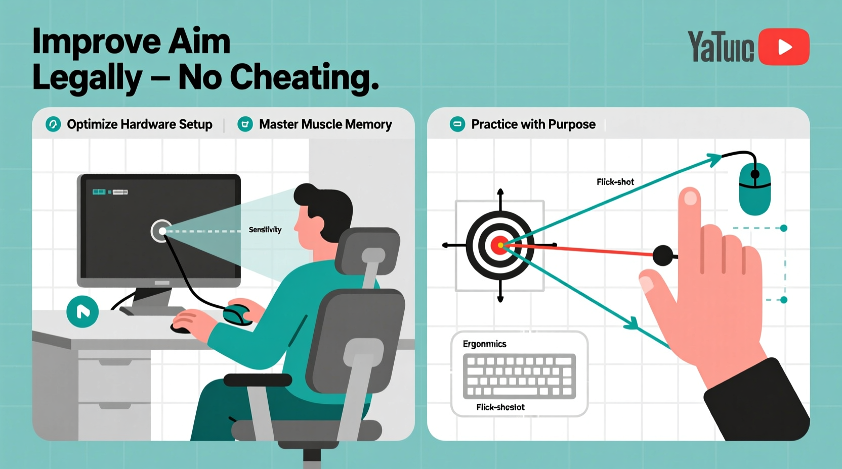 how to improve aim in first person shooters without cheating software