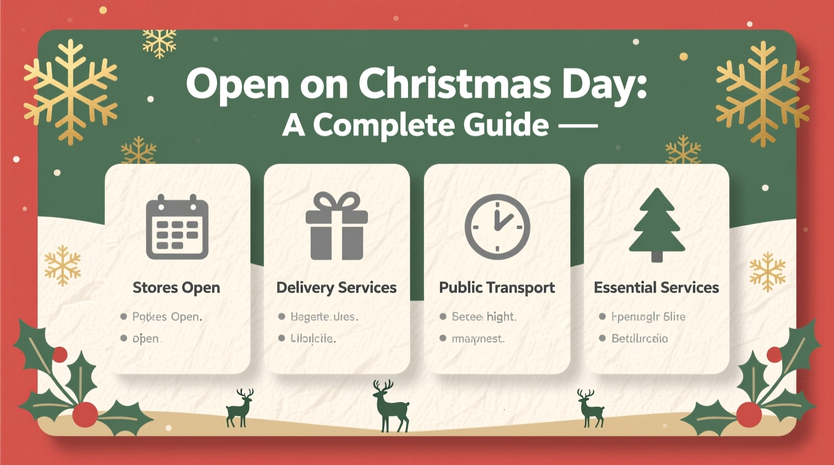 what is open on christmas day