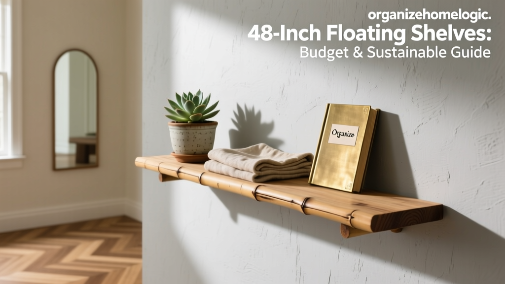 48-Inch Floating Shelves: Budget & Sustainable Guide