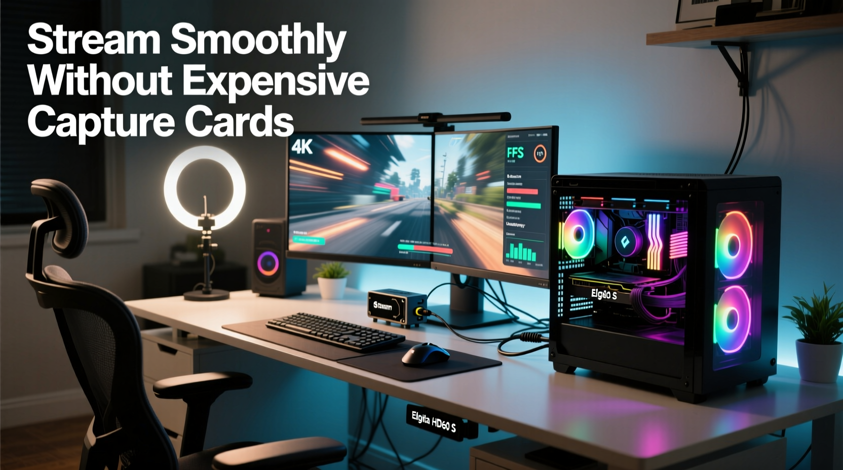 how to stream games smoothly without expensive capture cards