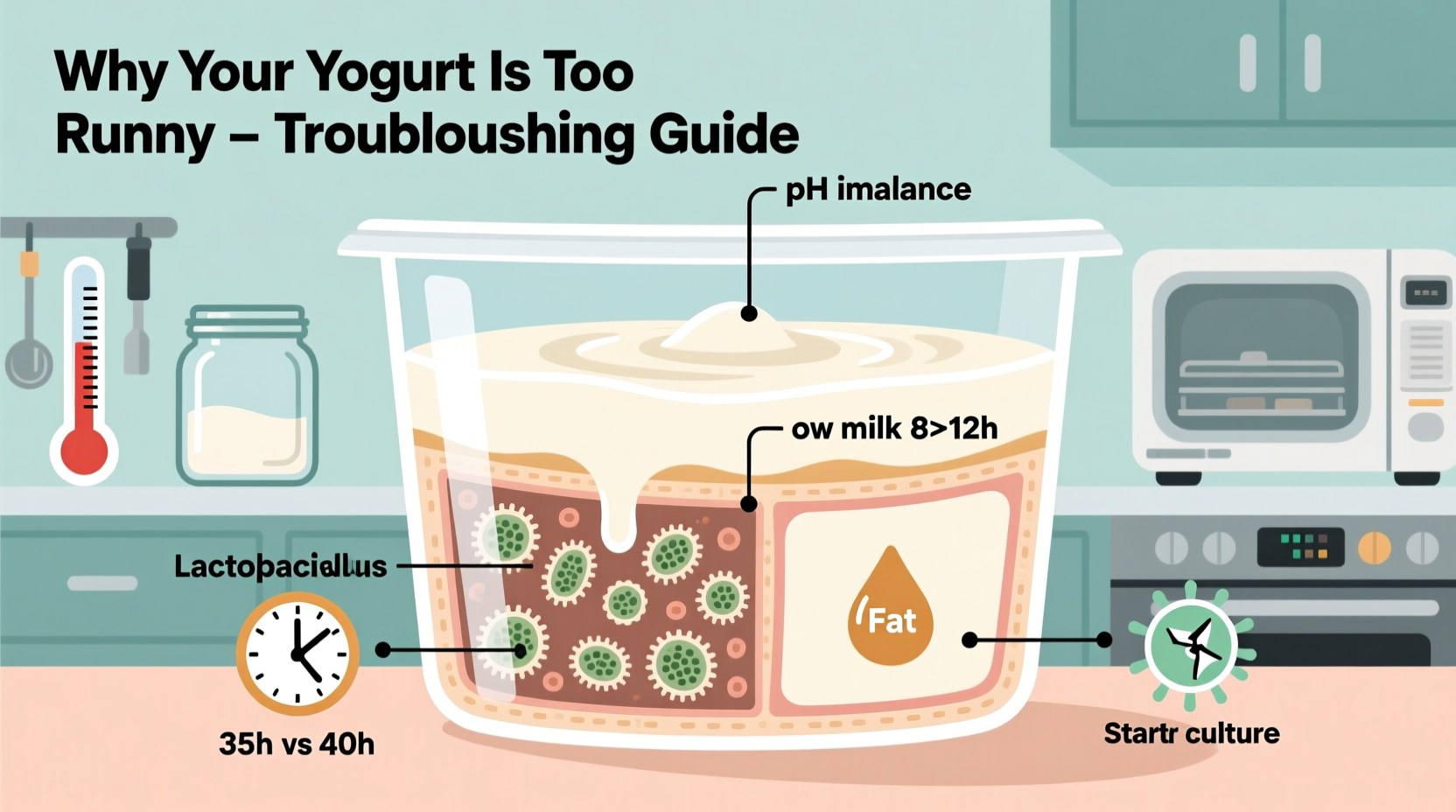 why is my homemade yogurt too runny troubleshooting fermentation