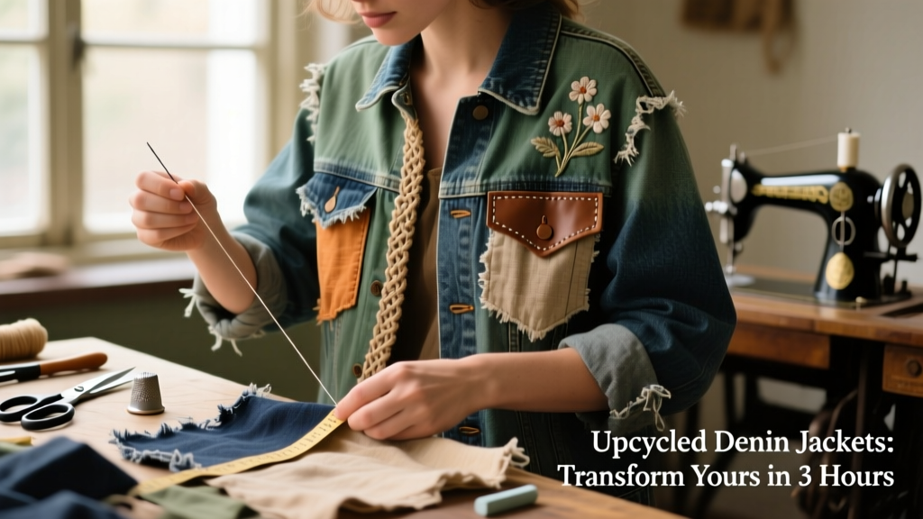 Upcycled Denim Jackets: Transform Yours in 3 Hours