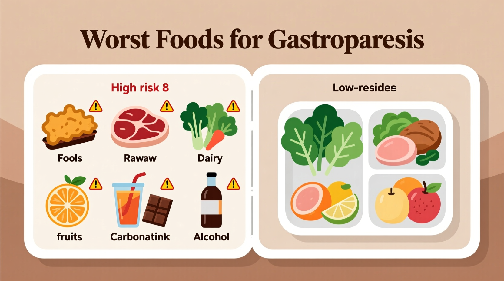 Worst Foods for Gastroparesis: Critical Avoidance Guide