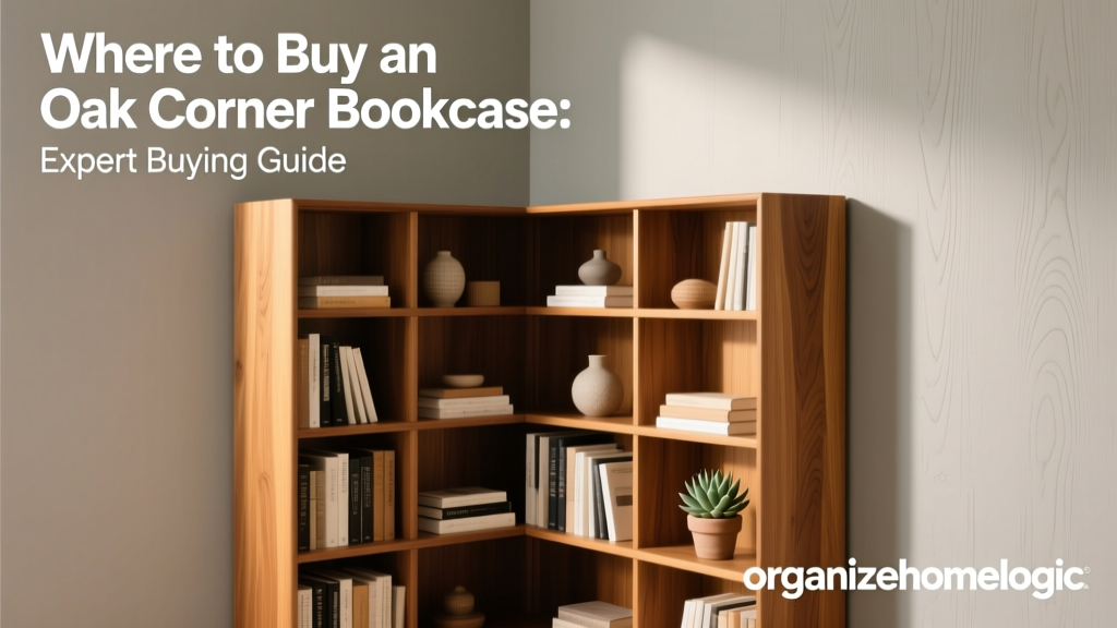 Where to Buy an Oak Corner Bookcase: Expert Buying Guide