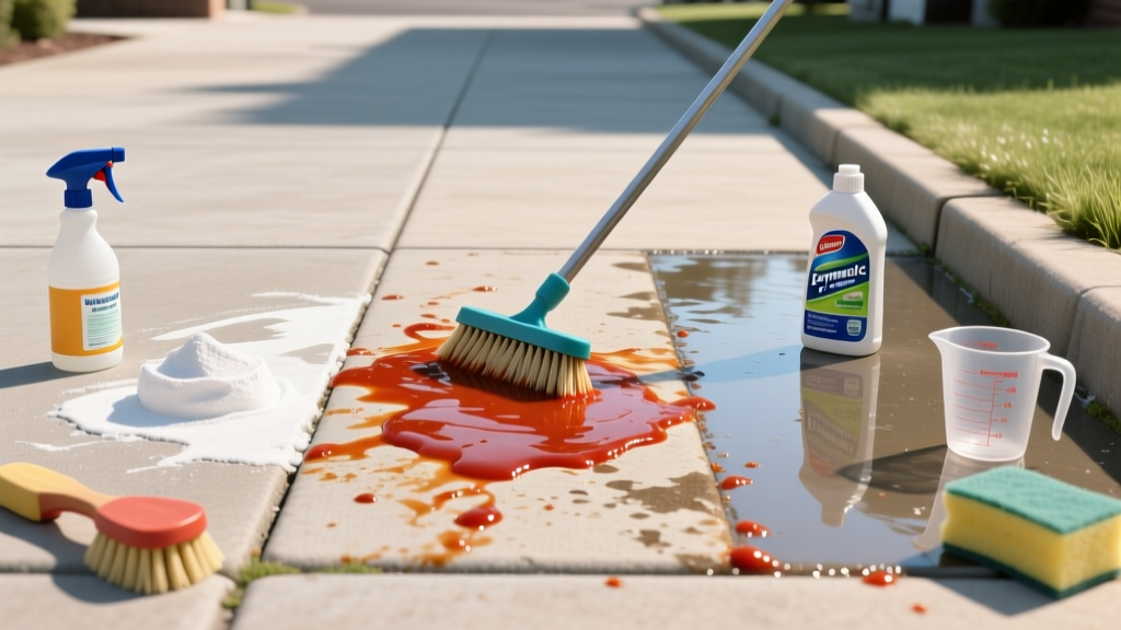 Tested: How to Get Tomato Sauce Out of Driveway Fast