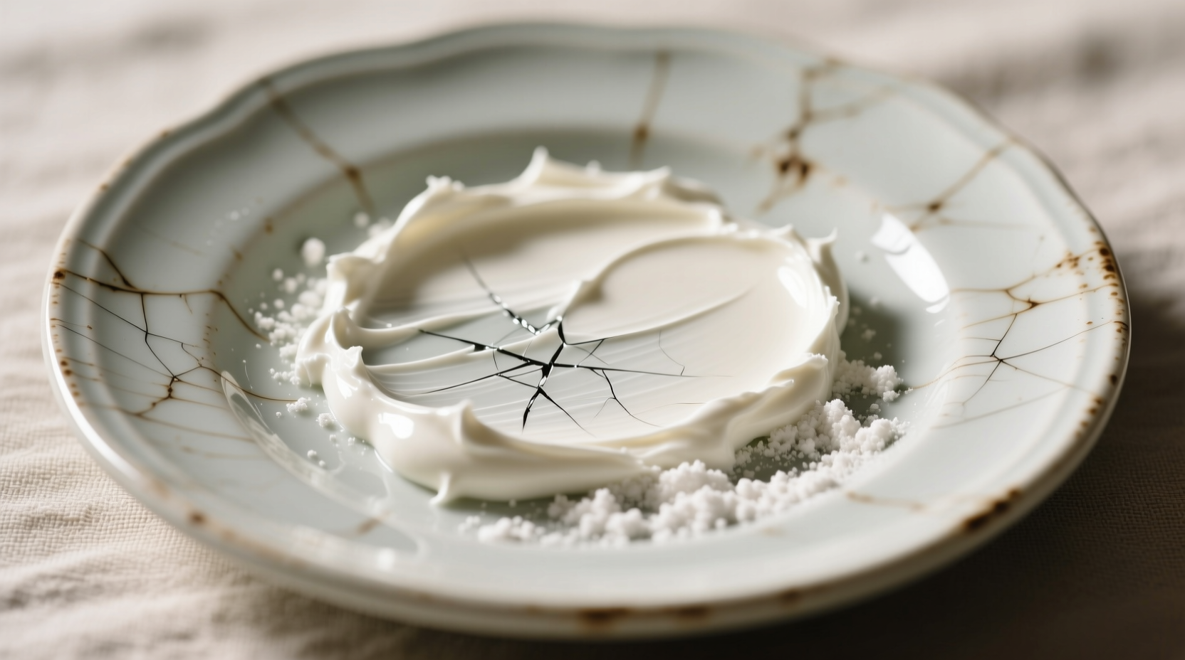 remove dinnerware scratches with cream of tartar