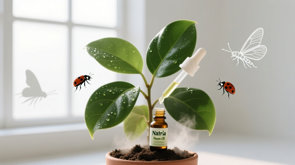 Natria Neem Oil for Indoor Plants in Bright Light