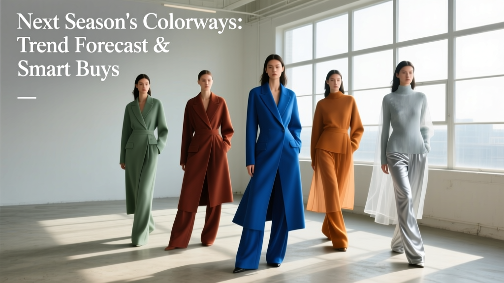 Next Season’s Colorways: Trend Forecast & Smart Buys