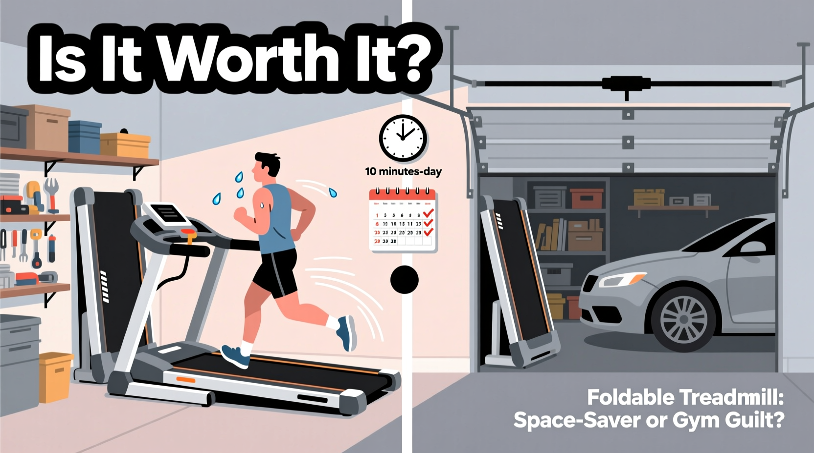 is a foldable treadmill worth the garage space or just gym guilt in disguise