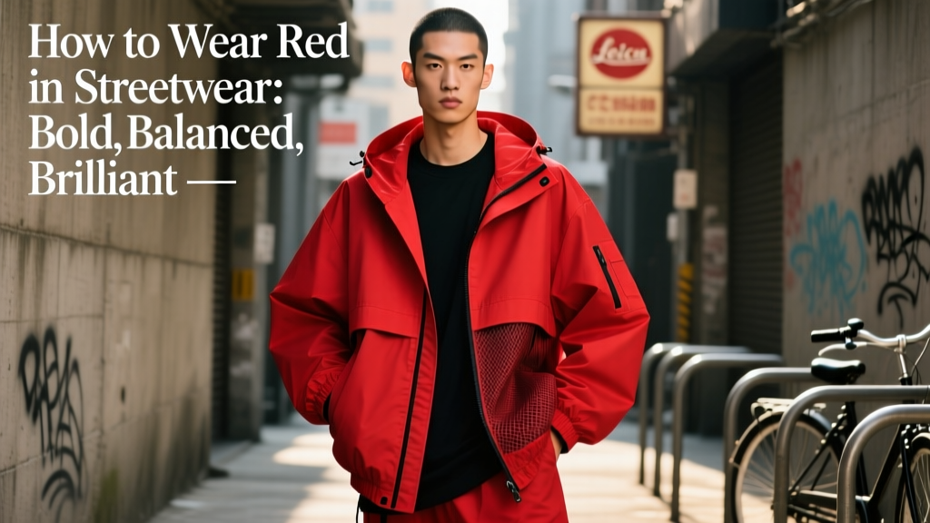 How to Wear Red in Streetwear: Bold, Balanced, Brilliant