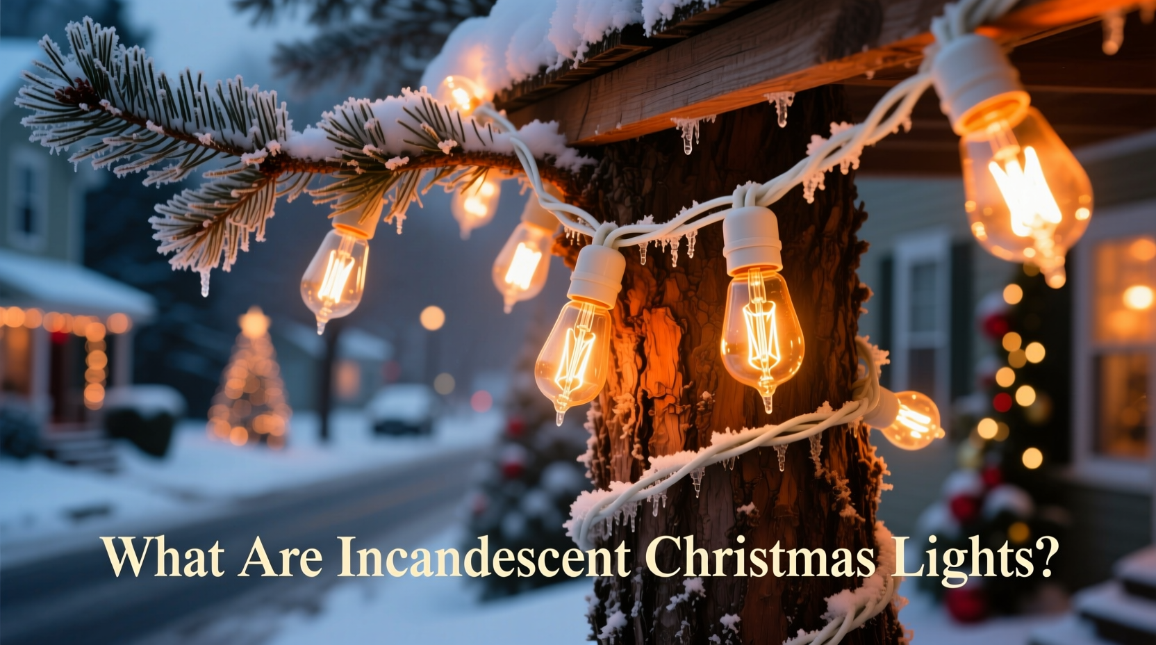 what are incandescent christmas lights