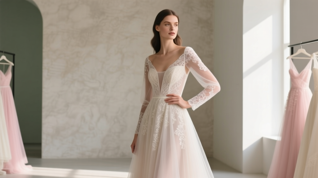 A-Line Illusion Sleeve Dress: Avoid Last-Minute Alterations