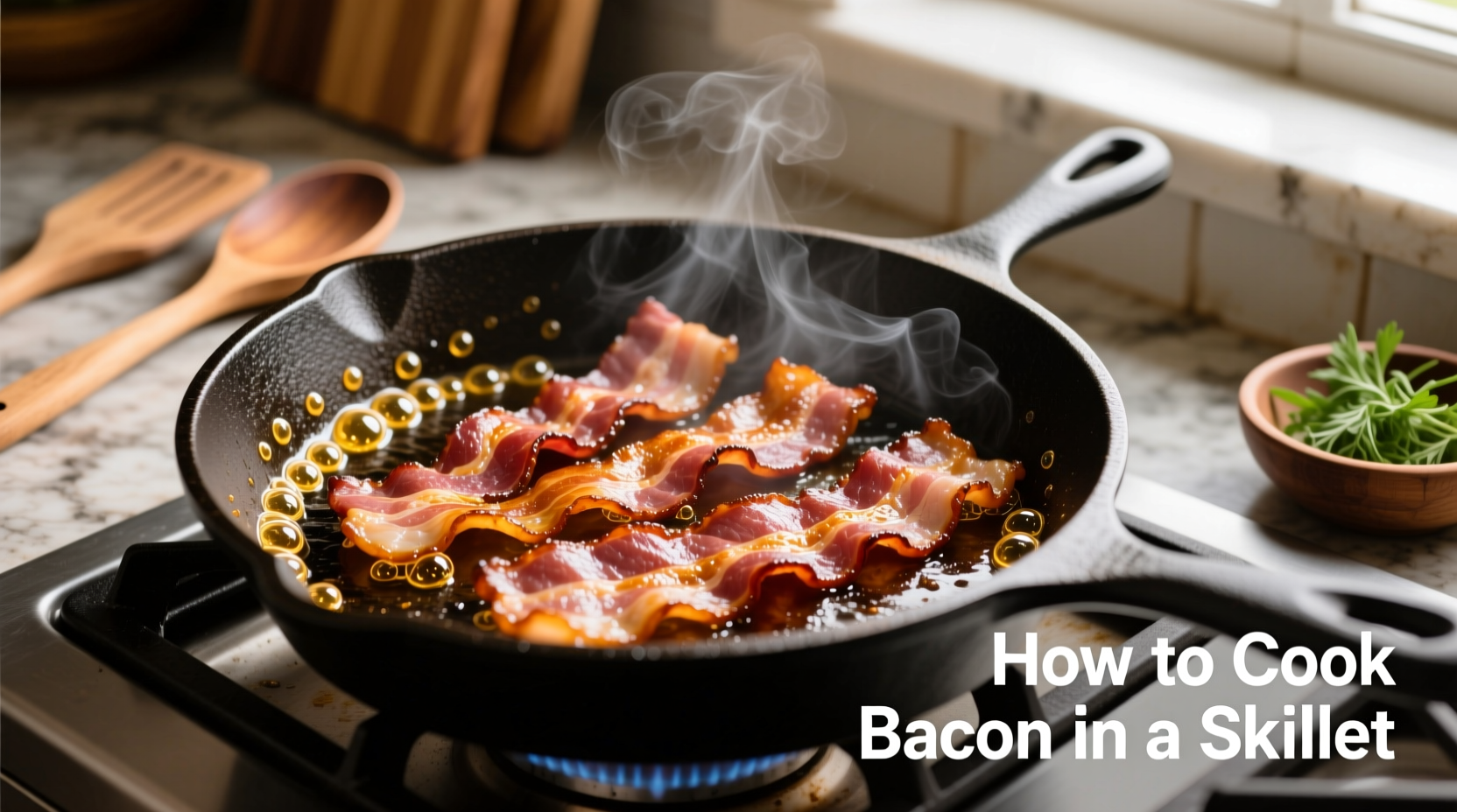 how to cook bacon in over