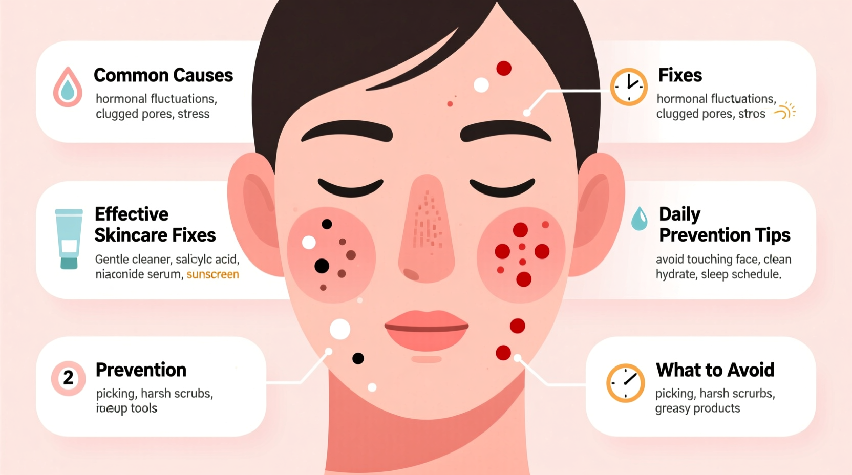 acne on cheeks causes skincare fixes and prevention tips