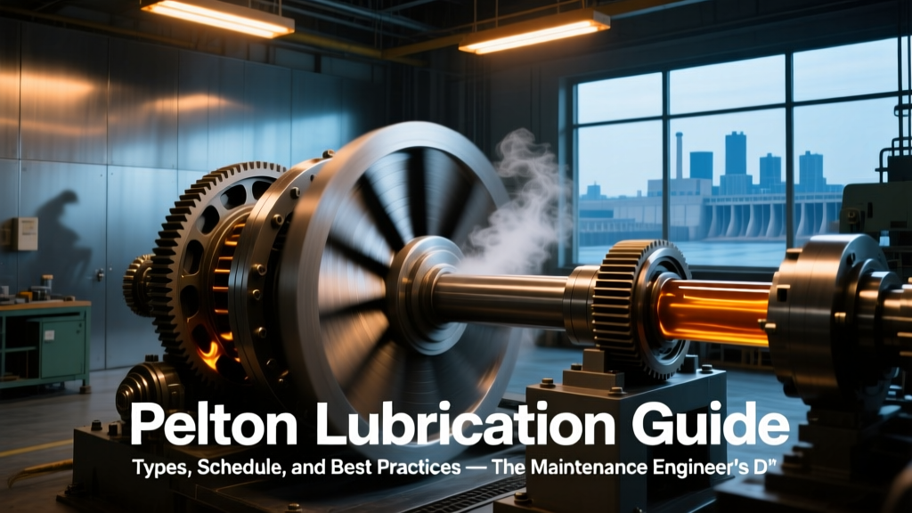 Pelton Turbine Lubrication Guide: Types, Schedule, Best