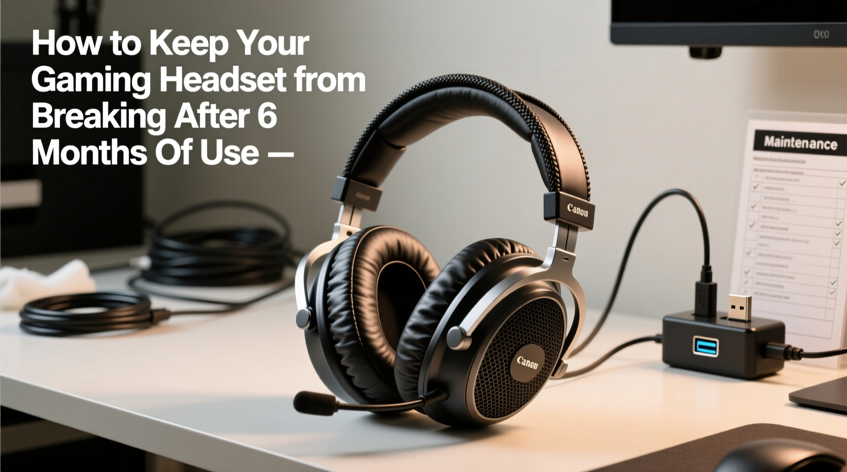 how to keep your gaming headset from breaking after six months of use