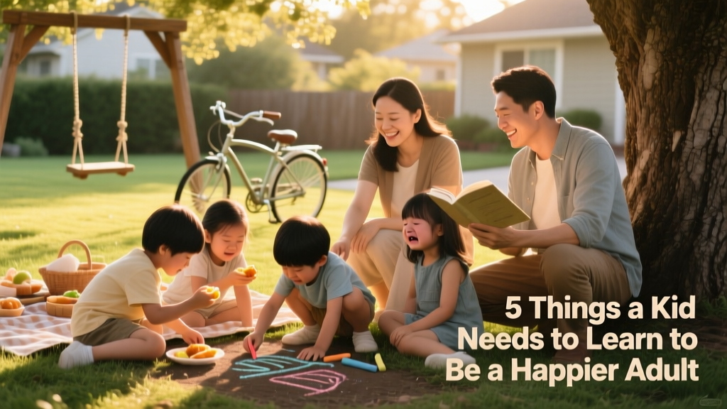 5 Things a Kid Needs to Learn in Childhood to Be a Happier Adult (Backed by Science and Real Families)