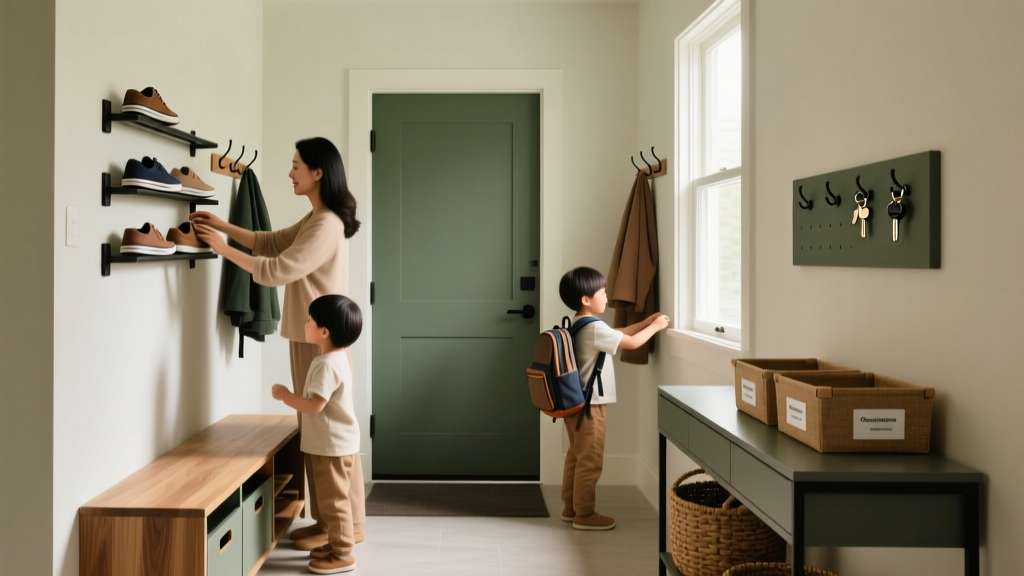 Small Entryway Organization: Smart & Family-Friendly Tips