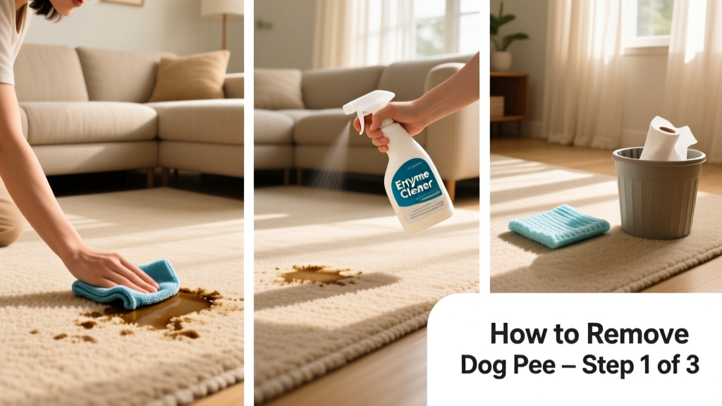 How to get dog pee out of carpet, the couch and more