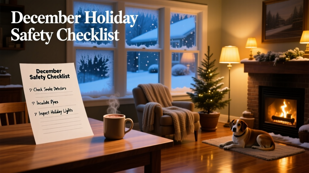 December Holiday Safety Checklist: Home Maintenance Guide