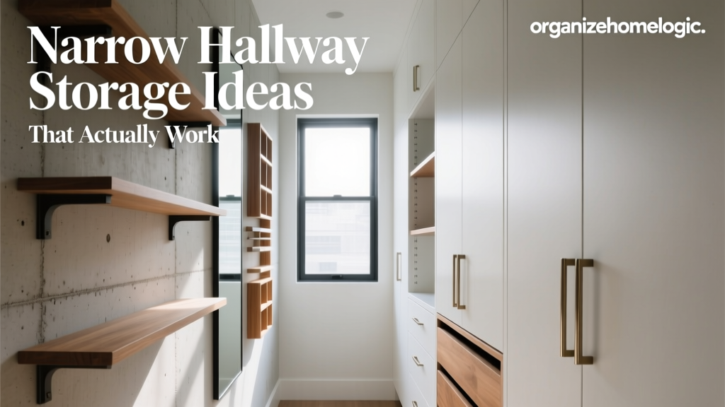 Narrow Hallway Storage Ideas That Actually Work