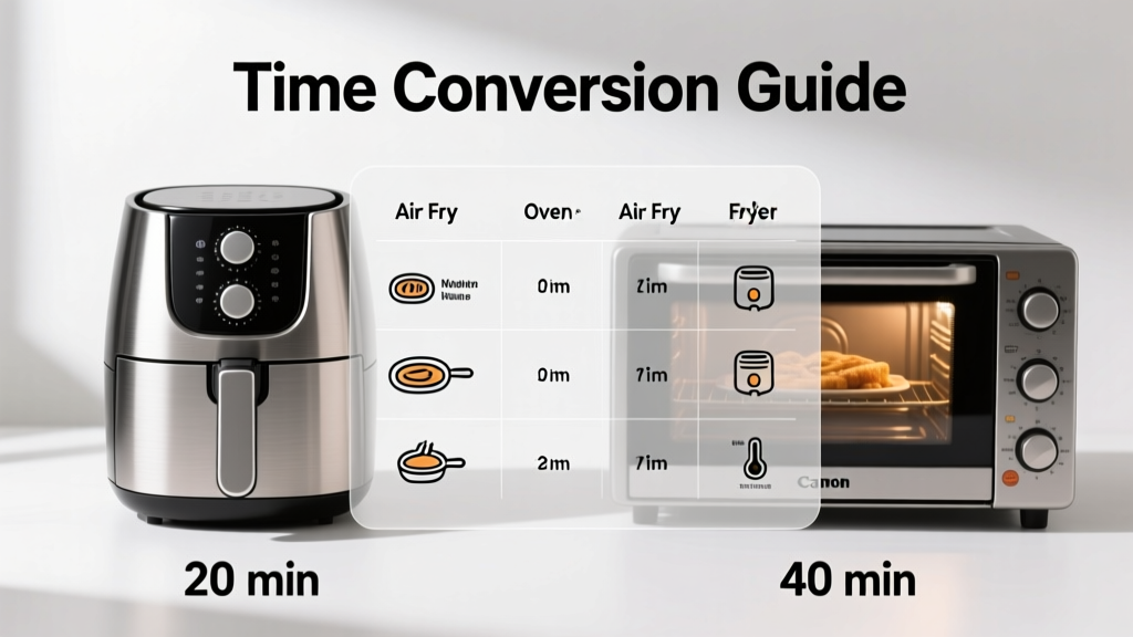 Air Fryer to Oven Time Conversion Guide