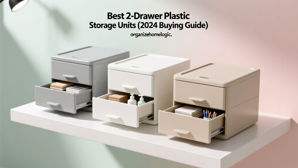 Best 2-Drawer Plastic Storage Units (2024 Buying Guide)