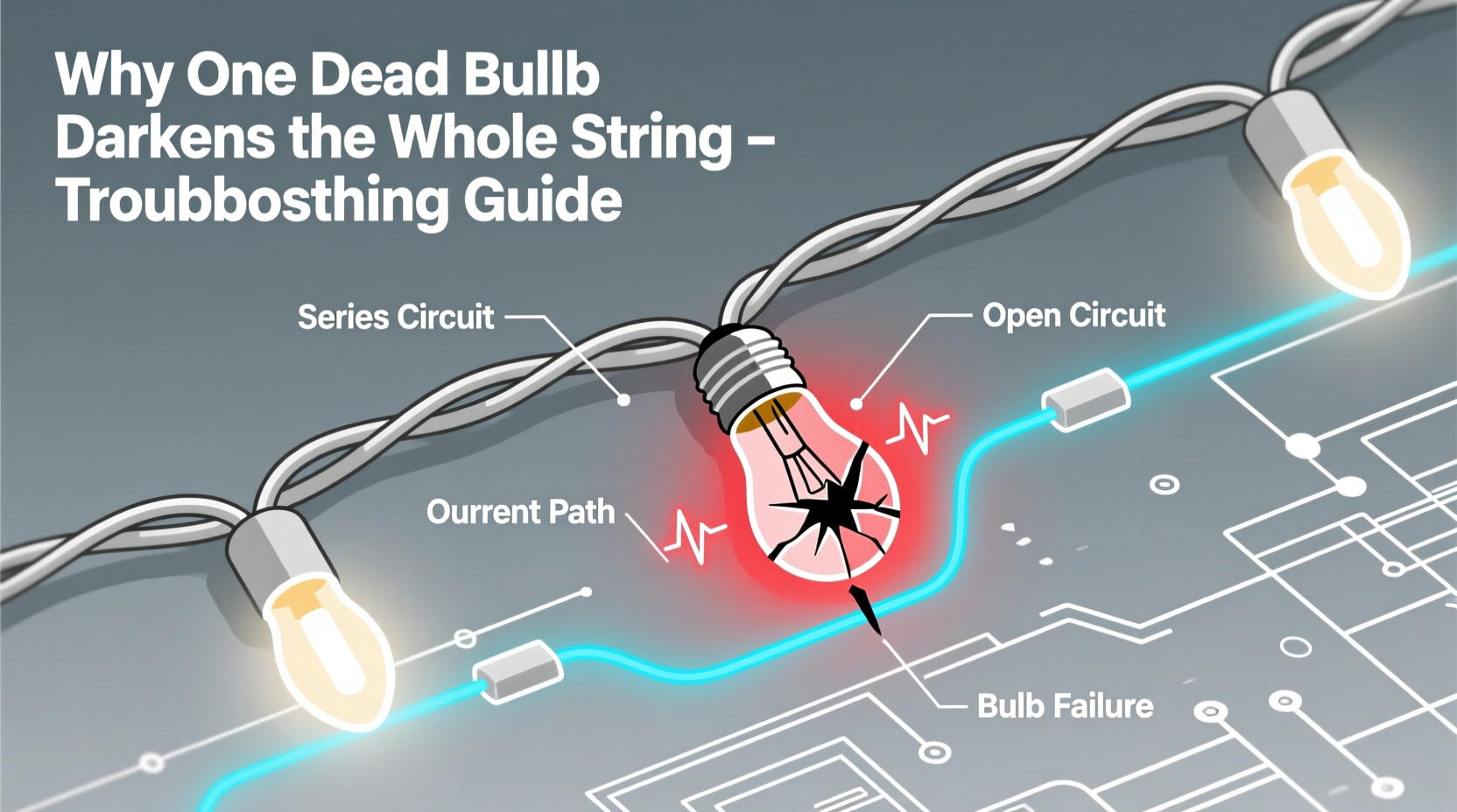 why do some led strings go dark when one bulb fails troubleshooting tips