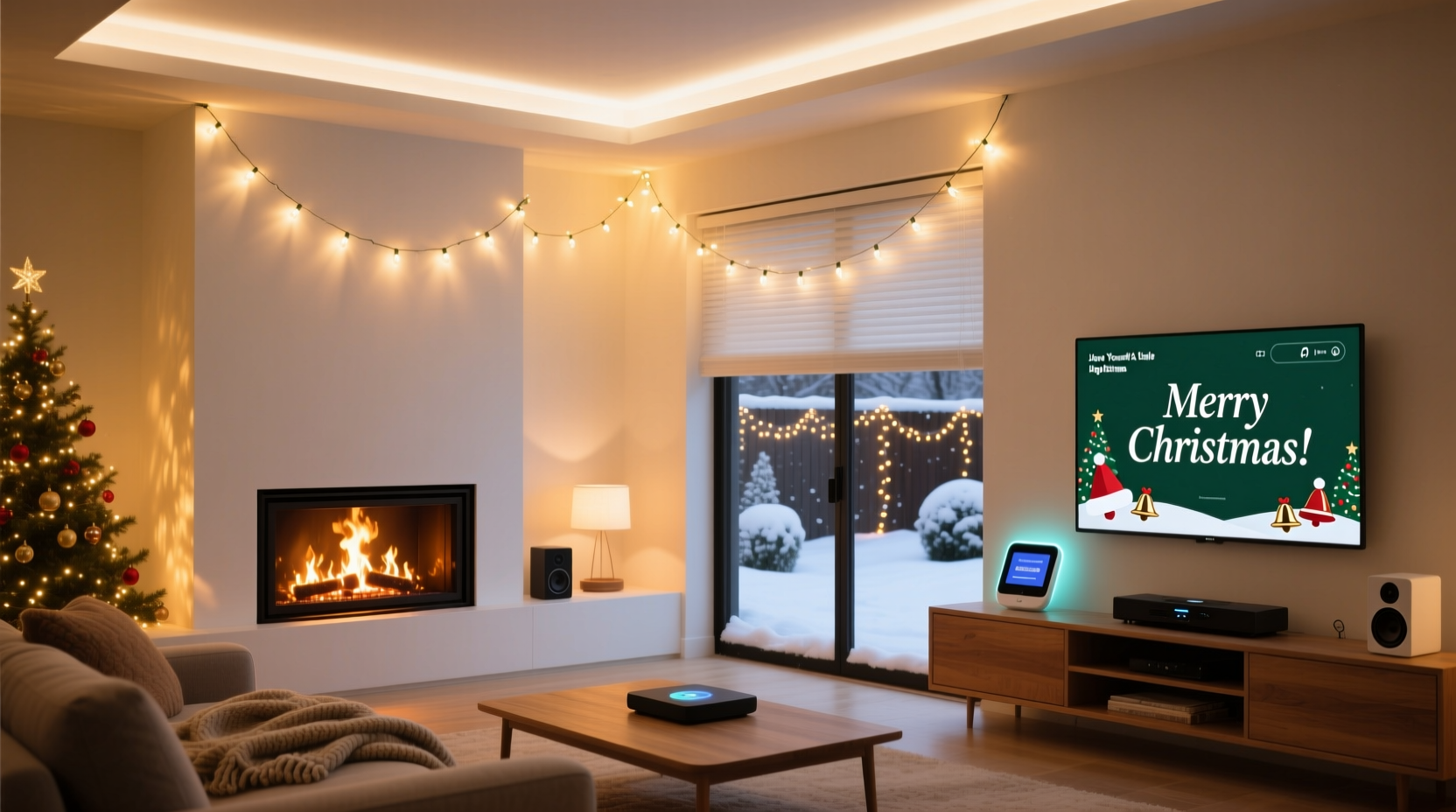 smart home scene triggers when christmas lights turn on what else should activate